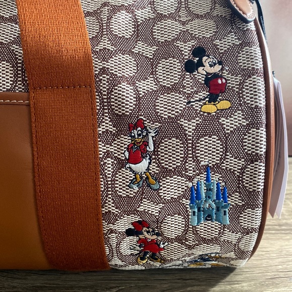Disney X Coach Duffle In Signature Textile Jacquard NWT - Picture 8 of 12